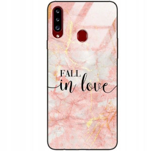 Etui Glass Do Samsung A20s Marmurek Różne Wzory