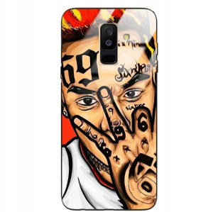 Etui Glass Do SAMSUNG A6 PLUS 2018 Bajkowe Wzory