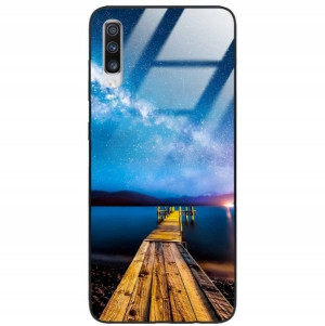 Etui Glass Do SAMSUNG A70 Obudowa Modne Mix Wzorów