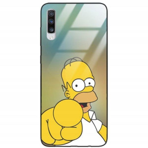 Etui Glass Do SAMSUNG A70S Obudowa Modne Top Wzory