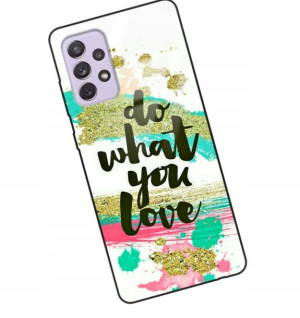 Etui Glass DO SAMSUNG A72 Case Modne Wzory