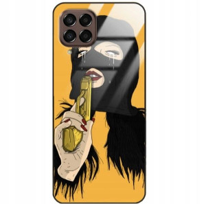 Etui Glass Do SAMSUNG GALAXY M33 5G Męskie Wzory