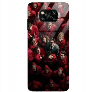 Etui Glass Do XIAOMI POCO X3 NFC Seriale Top Wzory