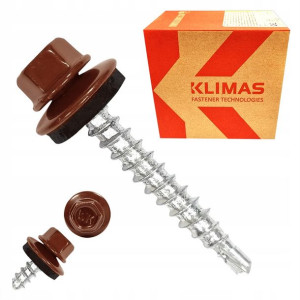 Wkręty Farmerskie 4,8x55mm Ral 3009 Farmery 200szt