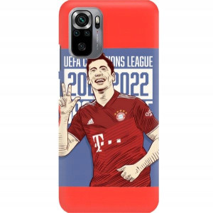 Etui Mat Czerwony do XIAOMI REDMI NOTE 10S Wzory