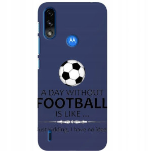 Etui Mat Granat do MOTOROLA E7I Piłka Nożna Wzory
