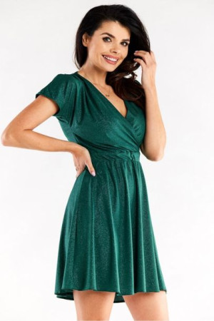 Awama Sukienka Model A558 Bottle Green L