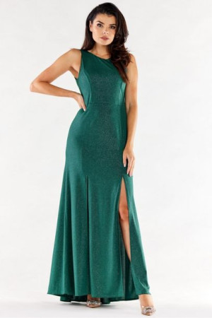 Awama Sukienka Model A549 Bottle Green M