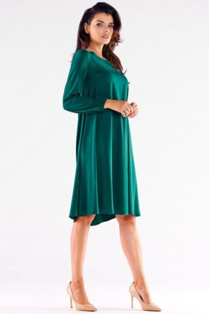 Awama Sukienka Model A524 Bottle Green M