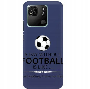 Etui Mat Granat do XIAOMI REDMI 10A Football Wzory