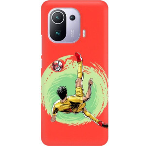 Etui Matowe Czerwony do XIAOMI Mi 11 PRO Top Wzory