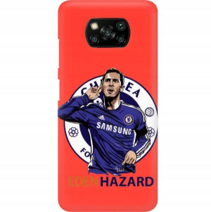 Etui Matowe Czerwony do XIAOMI POCO X3 NFC Wzory