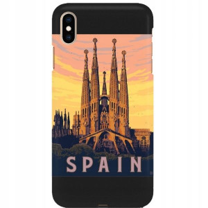 Etui Matowe do IPHONE XS MAX Dla Podróżnika Wzory
