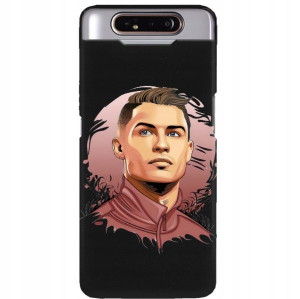 Etui Matowe do SAMSUNG A80 Football Ronaldo Wzory