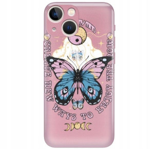 Etui Metallic Róż Do IPHONE 13 MINI Seriale Wzory