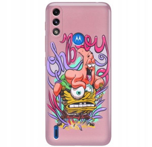 Etui Metallic Róż Do MOTOROLA MOTO E7 POWER Wzory