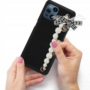 Etui Smooth Z Blinkiem Do Oppo Find X3 Case Czarny