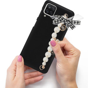 Etui Smooth Z Blinkiem Do Samsung A12 Case Czarny