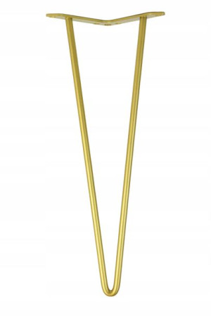 Noga metalowa Hairpin Original Złota 43 cm Złota