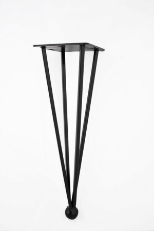 Noga metalowa do stołu Diament 41 cm