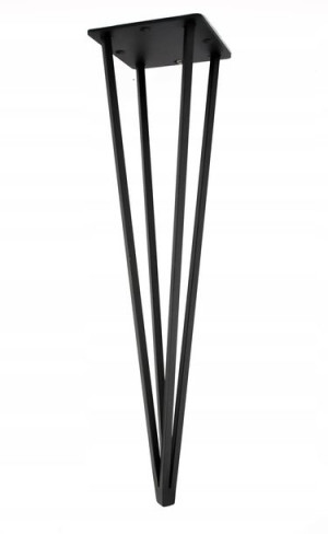 Noga metalowa do stołu Diament 45 cm