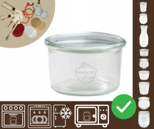 Słoiki WECK /żaroodporny słoik 200ml MOLD