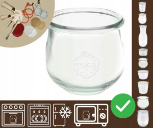 Słoiki WECK /żaroodporny słoik 370ml TULIP