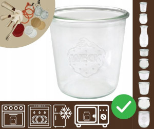 Słoiki WECK /żaroodporny słoik 580ml MOLD