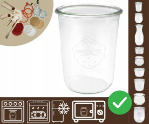 Słoiki WECK /żaroodporny słoik 850ml MOLD