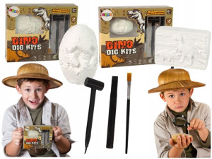 Dinozaur Wykopaliska Jajo Zestaw Archeologiczny 2x