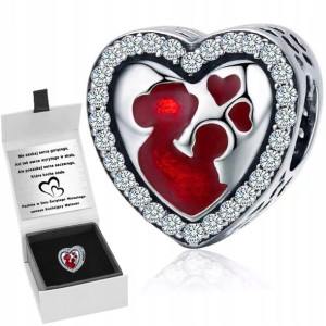 Srebrny Charms Zawieszka Dla Mamy Matki 925 Grawer