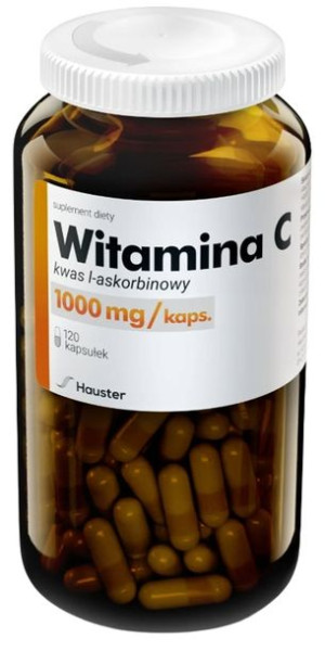 Hauster WITAMINA C Kwas Askorbinowy 1000mg 120kaps