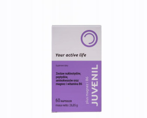 Juvenil Plus Magnez 60kaps Witamina B6