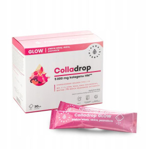 Colladrop Glow KOLAGEN 5000 Włosy Skóra 30saszetek
