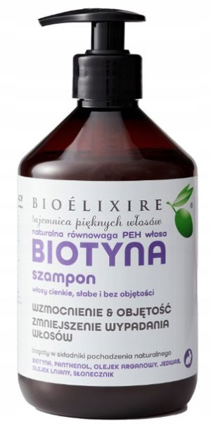 BIOELIXIRE Biotyna Szampon do Włosów 500ml