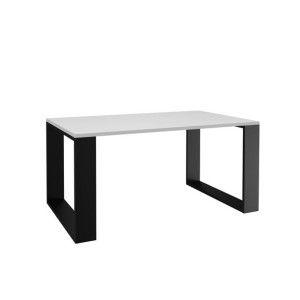 Stolik Kawowy Ława Salon Loft Modern Biel - Czerń