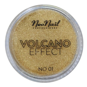 Pyłek do Paznokci Neonail efekt Volcano Effect 01 - 2g złoty