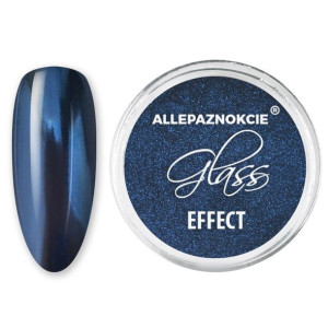 Pyłek do Paznokci lustrzany glass effect NAVY