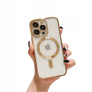 Etui Iphone 12 Magsafe Case Obudowa Złote