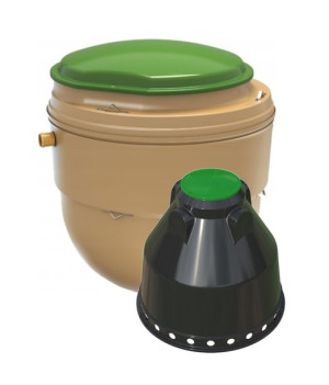 Oczyszczalnia Biodisc Ba + Studnia Chłonna 1000l