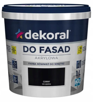 Dekoral DO FASAD Czarna 1L