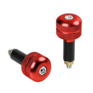 Ciężarki do kierownicy 13/17 mm - czerwone LAMPA