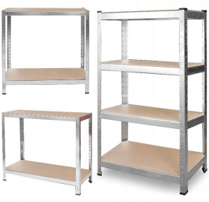 Regał Magazynowy 174x80x40cm Do Garażu Piwnicy Domu Na Prezent