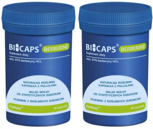 Bicaps Berberine Hcl 485 Mg Berberyna Hcl 2x60kaps