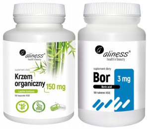 Aliness Krzem organiczny + Bor kwas borowy Włosy