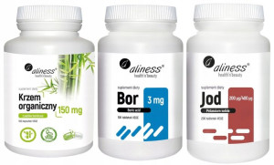 Aliness Krzem organiczny 150mg + Kwas borowy + Jod