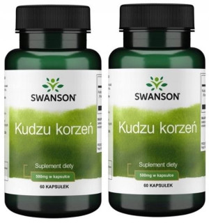 Swanson Kudzu 500mg 2x60kaps. Korzeń Nałóg Stres