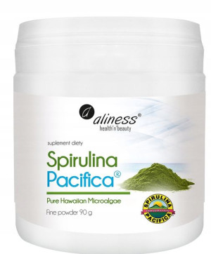 Spirulina Pacifica Hawajska 90g Proszek Aliness