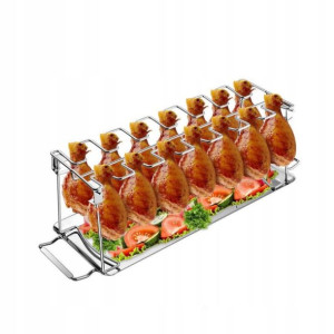 STOJAK KURCZAKA ŻEBEREK Grill BBQ Pieczenia RUSZT