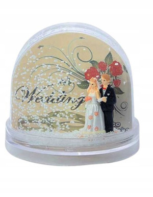 Ramka na zdjęcie Kula wodna motyw ślubny Wedding